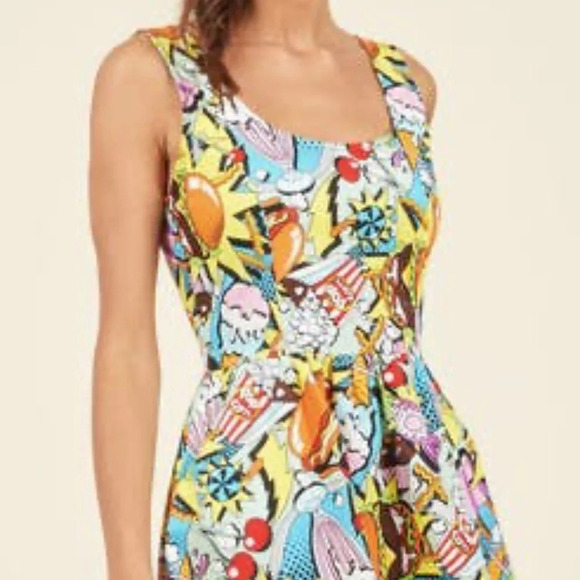 Modcloth "Good Enough to Eat" Folter Junk Food - Picture 1 of 3